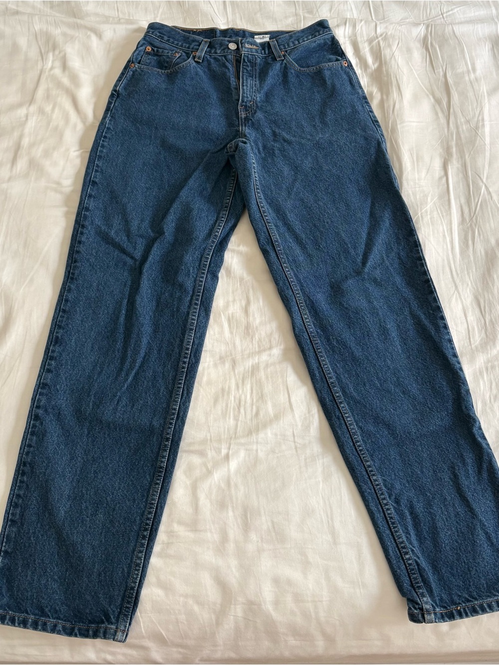 Vintage Levis 560 Jeans Womens 10 MIS L Blue Loose Fit Straight Leg High Waist